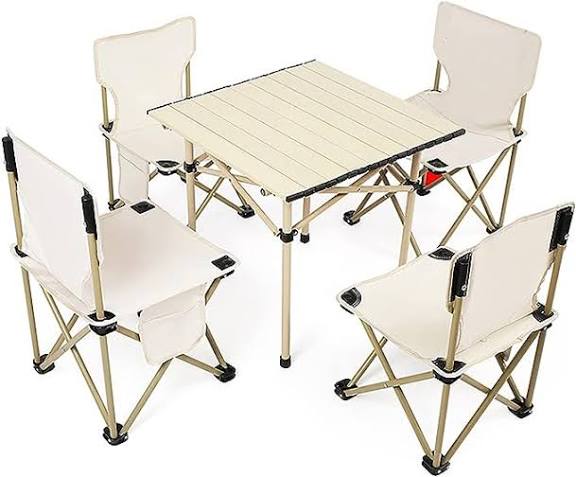 میز و صندلی کمپینگ مدل Aluminum Alloy Five Sets