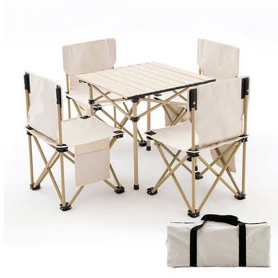 میز و صندلی کمپینگ مدل Aluminum Alloy Five Sets